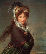 Elisabeth LouiseVigee Lebrun Portrait of a Young Woman-p oil painting artist